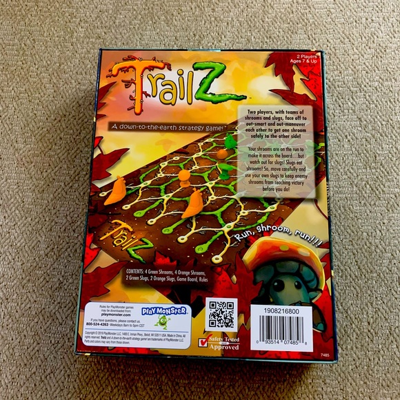 TRAILZ 🐌 Slugs and Shrooms 🍄 Strategy Board Game - Picture 2 of 3